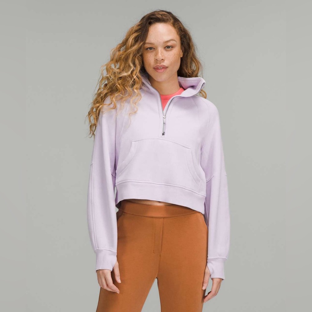 Scuba Oversized Funnel Neck Half-Zip